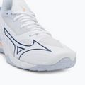 Dámska hádzanárska obuv Mizuno Wave Mirage 5 white/navy peony/peach parfait 7