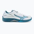 Detská volejbalová obuv Mizuno Lightning Star Z7 white/sailor blue/silver 2