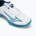 Detská volejbalová obuv Mizuno Lightning Star Z7 white/sailor blue/silver 7