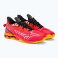 Pánska hádzanárska obuv Mizuno Wave Mirage 5 radiant red/white/carrot curl 4