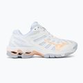 Dámska volejbalová obuv Mizuno Wave Voltage white/peach parfait/halogen blue 2