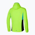 Pánska bežecká bunda Mizuno Alpha Jacket lime 2