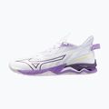 Dámska hádzanárska obuv Mizuno Wave Mirage 5 white/patrician purple/quince 8