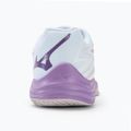 Detská volejbalová obuv Mizuno Lightning Star Z7 white/patrician purple/quince 6