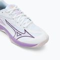 Detská volejbalová obuv Mizuno Lightning Star Z7 white/patrician purple/quince 7