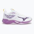 Dámska volejbalová obuv Mizuno Wave Dimension white/patrician purple/quince 2