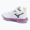 Dámska volejbalová obuv Mizuno Wave Dimension white/patrician purple/quince 3