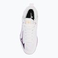 Dámska volejbalová obuv Mizuno Wave Dimension Mid white/patrician purple/quince 5