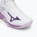 Dámska volejbalová obuv Mizuno Wave Dimension Mid white/patrician purple/quince 7