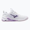 Topánky na hádzanú Mizuno Wav Stealth Neo 2 white/navy peóny/peach parfait 2