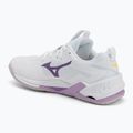 Topánky na hádzanú Mizuno Wav Stealth Neo 2 white/navy peóny/peach parfait 3