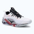 Pánska hádzanárska obuv Mizuno Wave Stealth Neo 2 white/salsa/black