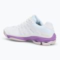 Dámska volejbalová obuv Mizuno Wave Voltage 2 white/patrician purple/quince 3