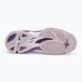 Dámska volejbalová obuv Mizuno Wave Voltage 2 white/patrician purple/quince 4