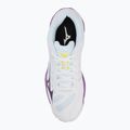 Dámska volejbalová obuv Mizuno Wave Voltage 2 white/patrician purple/quince 5
