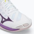 Dámska volejbalová obuv Mizuno Wave Voltage 2 white/patrician purple/quince 7