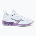 Dámska volejbalová obuv Mizuno Wave Luminous 3 white/patrician purple/quince 2