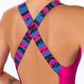 Dámske jednodielne plavky Nike Logo Tape Crossback pink NESSC262-672 5