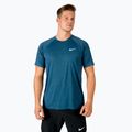 Pánske tréningové tričko Nike Heather blue NESSB658-444