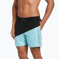 Pánske plavecké šortky Nike Block Swoosh 5" Volley modré NESSC492 4