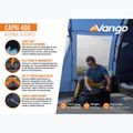Kempingový stan pre 4 osoby Vango Capri 400 twilight blue 11