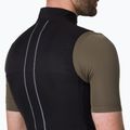 Pánska cyklistická vesta Rapha Brevet Element Wind Gilet black/grey 4