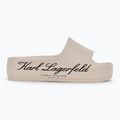Dámske nazúvaky KARL LAGERFELD Kobo II Hotel Logo off white eco eva