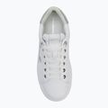 KARL LAGERFELD dámske topánky Anakapri Signia white leather w/silver 5