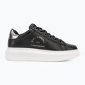 KARL LAGERFELD dámske topánky Kapri Maison black leather w/silver 2