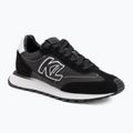 KARL LAGERFELD dámske topánky Kairo Kl Sidetrim black leather/textille
