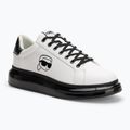 KARL LAGERFELD pánske topánky Kapri Kushion Outline Nft white leather w/black
