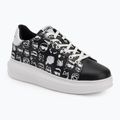 Dámske topánky KARL LAGERFELD Kapri Twin Nft Graffiti black/white leather