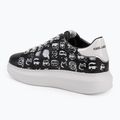 Dámske topánky KARL LAGERFELD Kapri Twin Nft Graffiti black/white leather 3