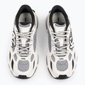 KARL LAGERFELD dámske topánky Orion Sidetrim black leather/textile w/white 4