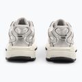 KARL LAGERFELD dámske topánky Orion Sidetrim white leather/textile w/silver 3