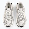 KARL LAGERFELD dámske topánky Orion Sidetrim white leather/textile w/silver 4