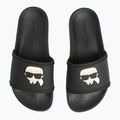 Dámske nazúvaky KARL LAGERFELD Kondo 2.0 NFT black rubber 4