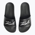Dámske nazúvaky KARL LAGERFELD Kondo 2.0 Signia black rubber 4