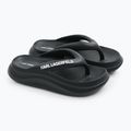 Dámske žabky KARL LAGERFELD Skoona II Hotel Thong black rubber 2
