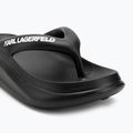 Dámske žabky KARL LAGERFELD Skoona II Hotel Thong black rubber 7