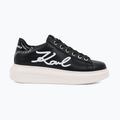 Dámske topánky KARL LAGERFELD Kapri Cornelly Signia Stitch black leather