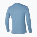 Pánske bežecké tričko LongsleeveMizuno Dryaeroflow Half Zip parisian blue 2