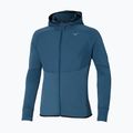 Pánska bežecká bunda Mizuno Warmalite Hybrid Full Zip blue wing teal