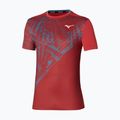 Pánske tenisové tričko Mizuno Mugen Shadow Graphic Tee salsa