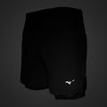 Pánske bežecké šortky Mizuno Trail ER 2IN1 black 6