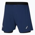 Pánske bežecké šortky Mizuno Tech Light 5,5" 2IN1 estate blue 2