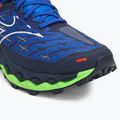 Pánske bežecké topánky Mizuno Wave Mujin 10 reflex blue c/white/green gecko 7
