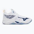 Volejbalové topánky Mizuno Wave Dimension Mid biele/bellwether modré/belairblu 2