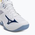Volejbalové topánky Mizuno Wave Dimension Mid biele/bellwether modré/belairblu 7
