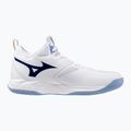Volejbalové topánky Mizuno Wave Dimension Mid biele/bellwether modré/belairblu 9